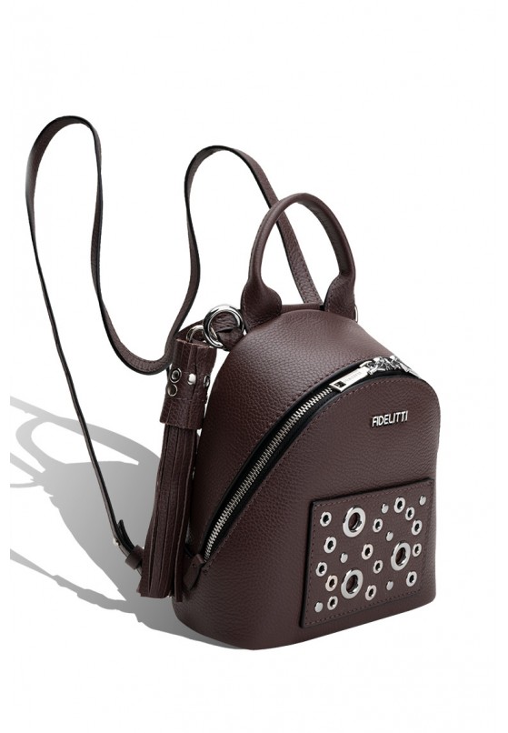 Рюкзак кожаный женский Fidelitti