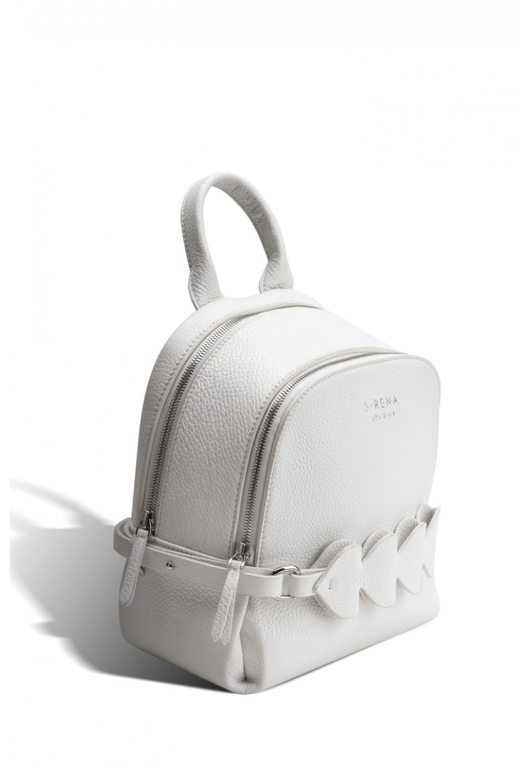 Women's leather backpack