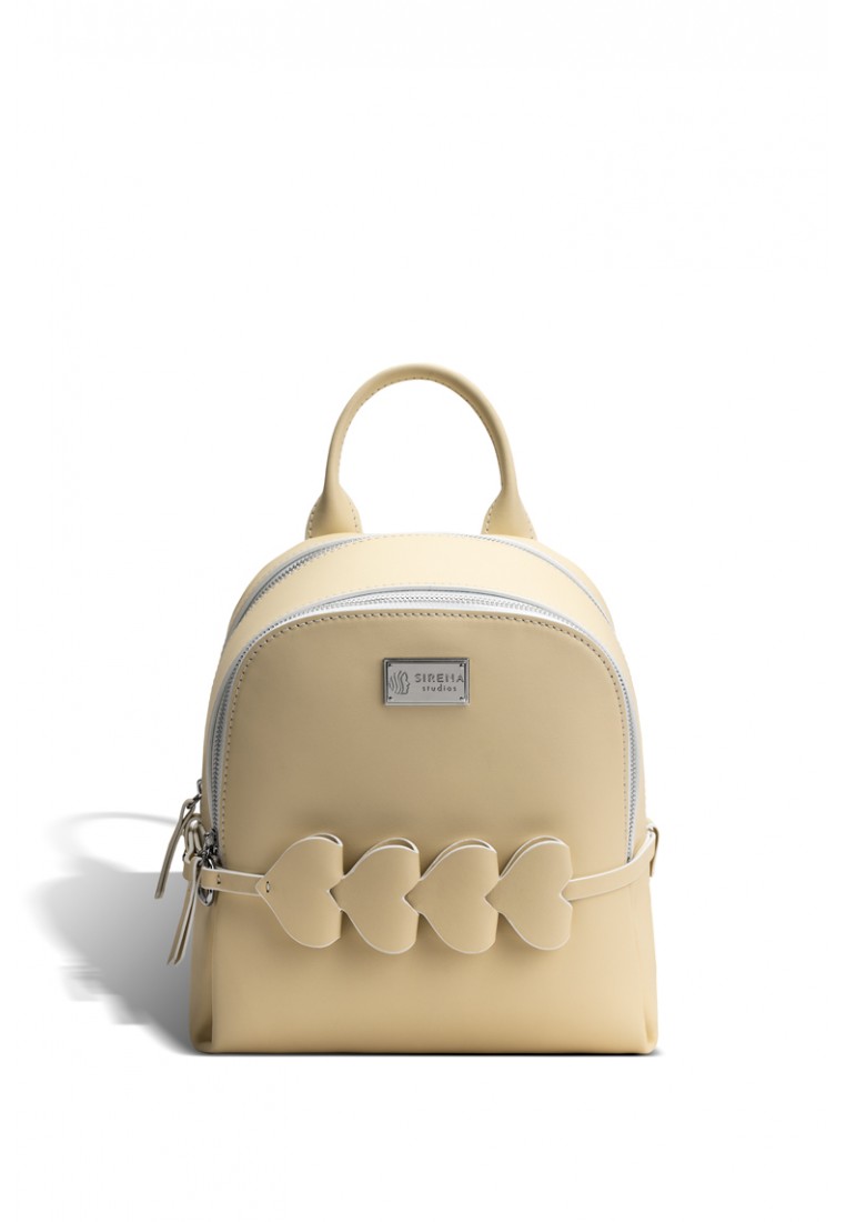 Women's leather backpack