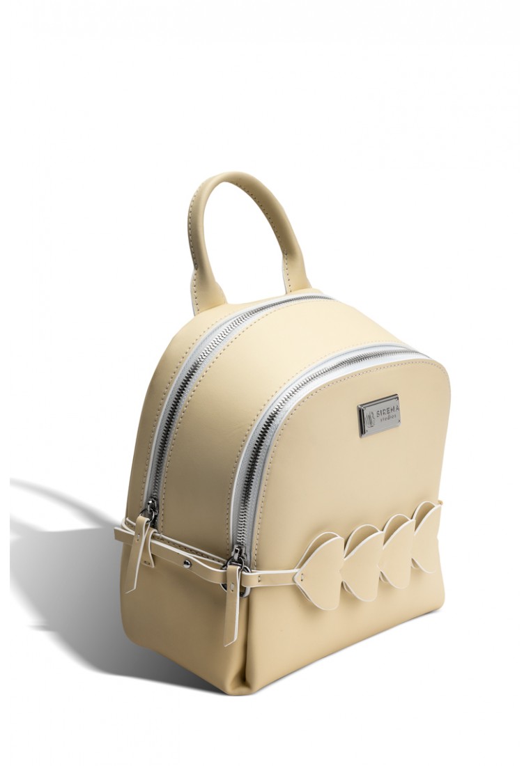 Women's leather backpack