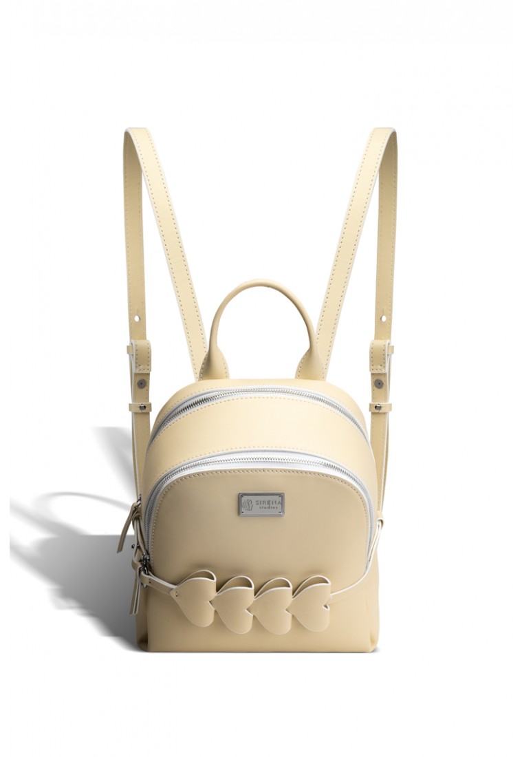 Women's leather backpack